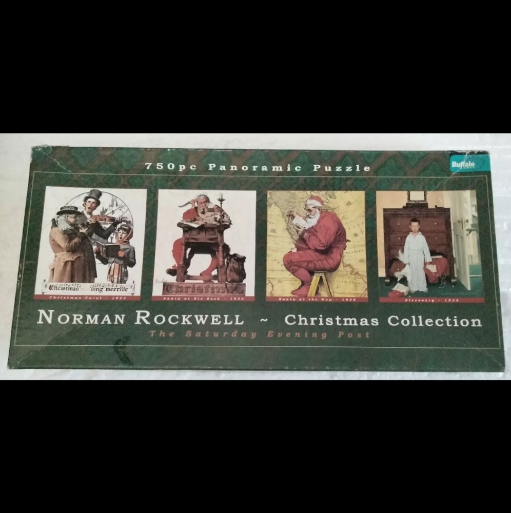 Norman Rockwell Like New Christmas Puzzle